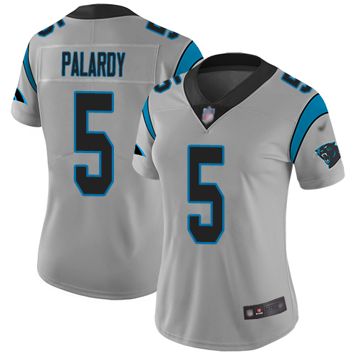 Carolina Panthers Limited Silver Women Michael Palardy Jersey NFL Football #5 Inverted Legend->women nfl jersey->Women Jersey